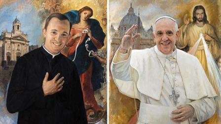 Vatican phát hành tem thư mừng Kim Khánh Linh Mục của Đức Giáo Hoàng: “Linh mục trẻ Bergoglio” và “Đức Giáo Hoàng Phanxicô”