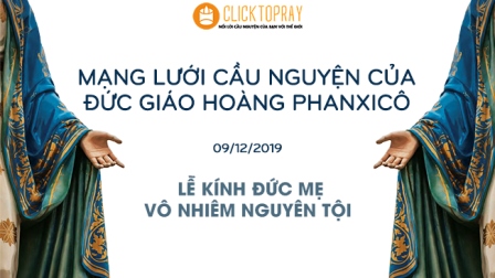 Tông Đồ Cầu Nguyện, Ngày 09.12.2019