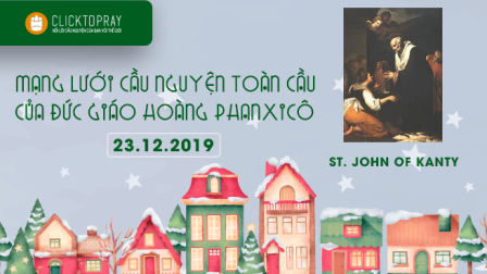 Tông Đồ Cầu Nguyện, Ngày 23.12.2019