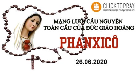Tông Đồ Cầu Nguyện, Ngày 26-06-2020