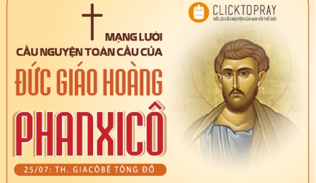 Tông Đồ Cầu Nguyện, Ngày 25-07-2020