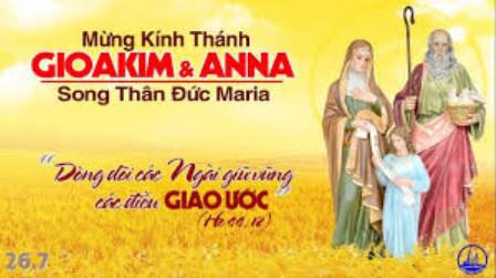 Ngày 26.07: Thánh Gio-an Kim và Thánh An-na - Song thân Đức Trinh Nữ Maria