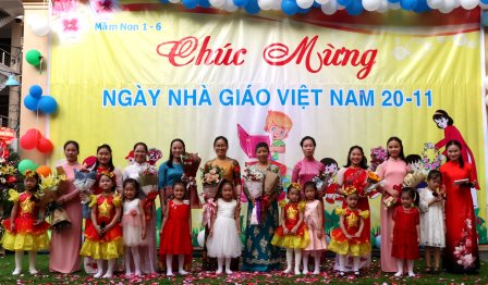 Hội Diễn Văn Nghệ Chào Mừng Ngày Nhà Giáo Việt Nam 20.11 Tại Trường Mầm Non 1.6