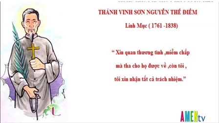 Ngày 24.11: Thánh Vinh Sơn Nguyễn Thế Điểm - Linh mục (1761-1838)