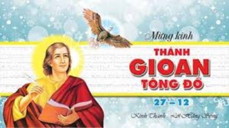 Ngày 27.12: Thánh Gioan Tông đồ