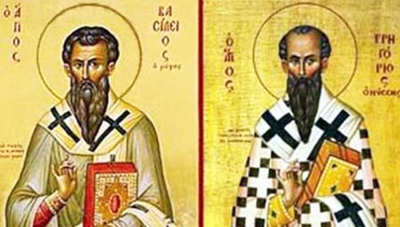 Ngày 02.01: Thánh Basiliô Cả và Thánh Gregôriô Nazianzênô