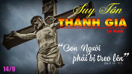 Suy Niệm Tin Mừng Lễ Suy Tôn Thánh Giá (14.09)