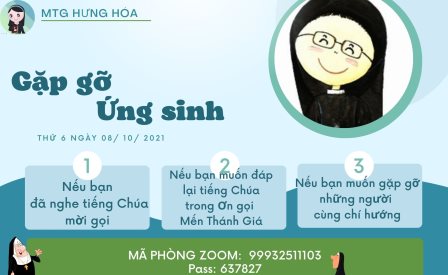 Hướng Tới Buổi Gặp Gỡ Các Ứng Sinh Năm 2021 Tại Hội Dòng Mến Thánh Giá Hưng Hoá