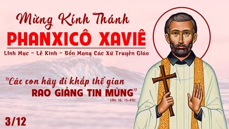 Đáp ca, Alleluia - Lễ Thánh Phanxicô Xaviê (03.12)