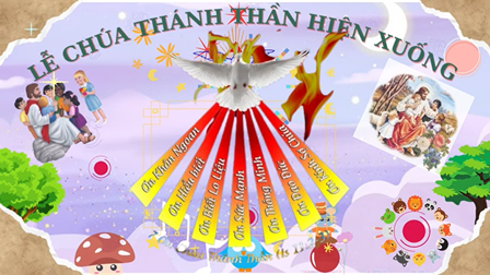 Lời Chúa Cho Thiếu Nhi - Tiếng Việt - Tiếng Anh - Tiếng H'Mông, Lễ Chúa Thánh Thần Hiện Xuống