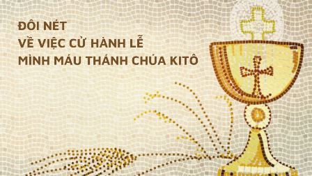 Đôi Nét Về Việc Cử Hành Lễ Mình Máu Thánh Chúa Kitô