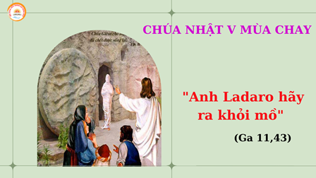 Suy Niệm Tin Mừng Chúa Nhật V Mùa Chay Năm A (Ga 11,1-45)