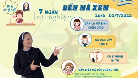 Thông Báo: Chương Trình Sinh Hoạt Hè Cho Tu Sinh Nữ