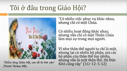 Linh Thao Trong Cuộc Sống - Đề tài 21: Giáo Hội Là Chính Chúng Ta