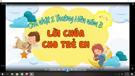 Video Lời Chúa Cho Trẻ Em Chúa Nhật 2 TNB Với 3 Ngôn Ngữ: Tiếng Việt - Tiếng Anh - Tiếng Hmong