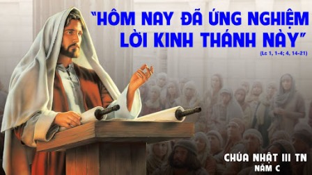 Suy Niệm Tin Mừng Chúa Nhật 3 Thường Niên Năm C