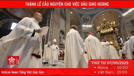 Trực Tiếp Thánh Lễ Cầu Nguyện Cho Việc Bầu Giáo Hoàng