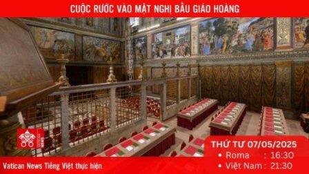 Trực tiếp Cuộc rước vào Mật viện Bầu Giáo Hoàng (7/5)
